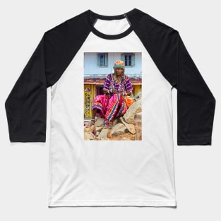 Hampi Villager. Baseball T-Shirt